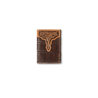 Alligator Trifold Wallet