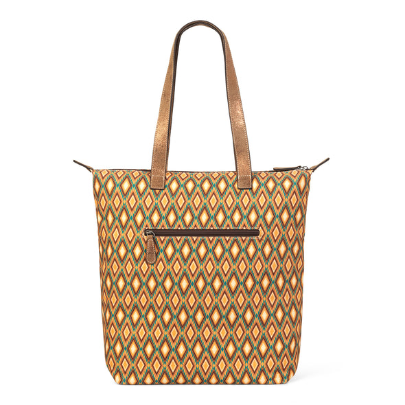 Southwest Diamond Printed Tote Bag