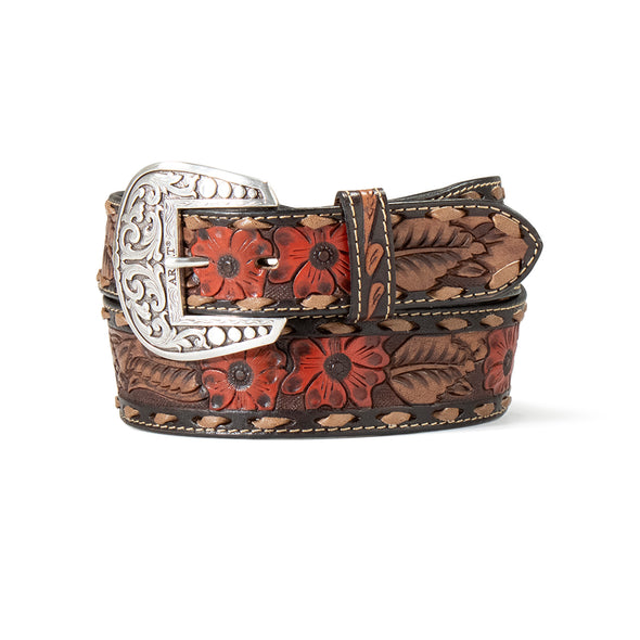 Women's Red Hibiscus Belt