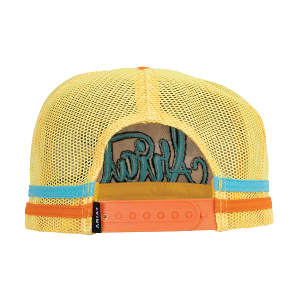 Sunflower Script Trucker Cap