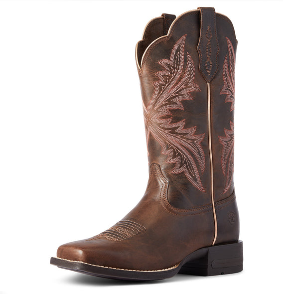 Women's West Bound Western Boots Sassy Brown 10038332 Ariat